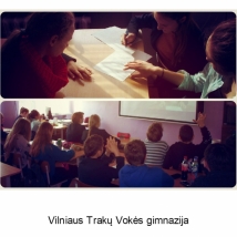 Vilniaus Trakų Vokės gimnazija (mokytojos Kristinos Čiapienės nuotrauka)
